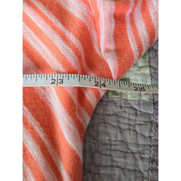 Dana Buchman Hi Lo Top Three Quarter Sleeve Pullover Size XS Super Soft Coral - Picture 5 of 8